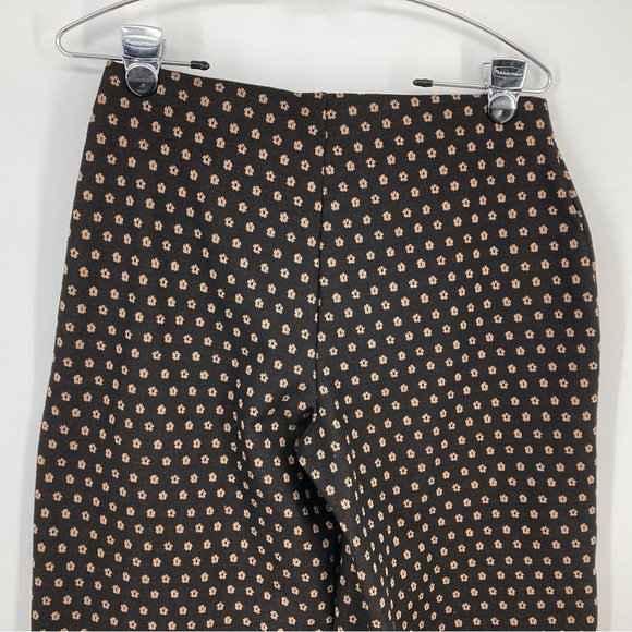 Jules & Leopold Black and Brown Patterned Pants - Picture 10 of 13